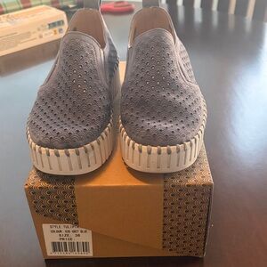 Ilse Jacobsen Gray Blue Tulip Sneakers